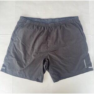 Brooks Running Shorts Mens Gray  Brief Lined See Pics For Measures No Tag